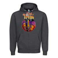 Smoke trick treat black Zipper Hoodie - JahusDesignShop