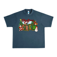 Midnight Navy Christmas Crew Urban Heavy Tee - FaDigitalArtStudio