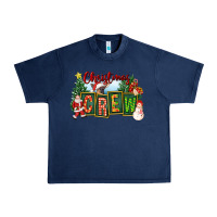 Navy Christmas Crew Urban Heavy Tee - FaDigitalArtStudio