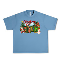 Pebble Blue Christmas Crew Urban Heavy Tee - FaDigitalArtStudio