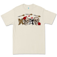 Bone Xoxo Valentine skulls Valentine's Day Premium Tee - FaDigitalArtStudio