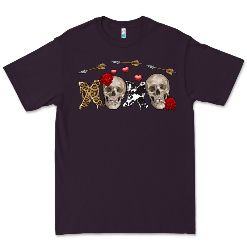 Xoxo Valentine Skulls Valentine's Day Premium Tee by FaDigitalArtStudio | Teevron