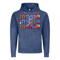 Vintage Denim american mama Vintage Hoodie - CowhideDigitalArt