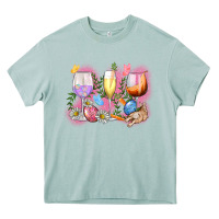 Arona Easter wine glasses  Easter Day Heavy Core Tee - CowGirlArtShop