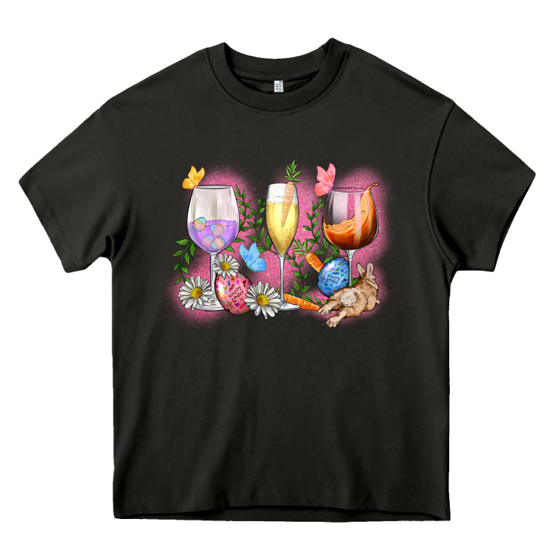 Easter Wine Glasses  Easter Day Heavy Core Tee by CowGirlArtShop | Teevron