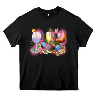 Black Easter wine glasses  Easter Day Heavy Core Tee - CowGirlArtShop