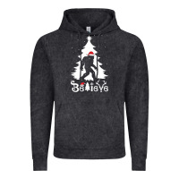 Vintage Black bigfoot christmas shirt Vintage Hoodie - DesigneFamous