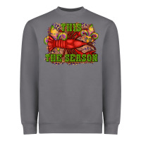 Storm mardi gras this the season crawfish fleur de lis Heavyweight Sweatshirt - RanaPortraitStore