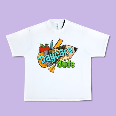 Daycare Dude Urban Heavy Tee Designed By Jasminsmagicworld