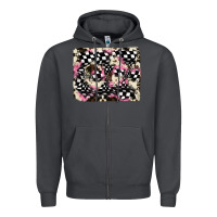 Smoke cowhide racing backgraund Zipper Hoodie - JahusDesignShop