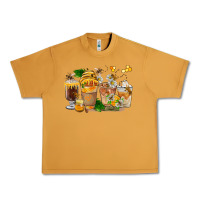 Peanut Butter Honey Bee Coffee Cups Urban Heavy Tee - FaDigitalArtStudio