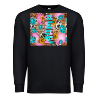 Black western mama Premium Sweatshirt - RanaPortraitStore