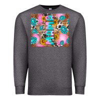 Charcoal Heather western mama Premium Sweatshirt - RanaPortraitStore
