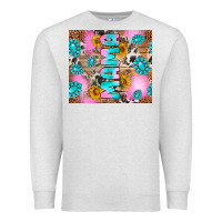 Oatmeal Heather western mama Premium Sweatshirt - RanaPortraitStore