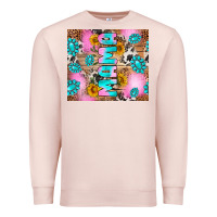 Pale Pink western mama Premium Sweatshirt - RanaPortraitStore