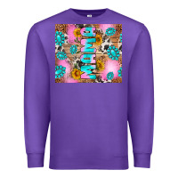 Purple western mama Premium Sweatshirt - RanaPortraitStore