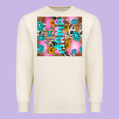 Western Mama Premium Sweatshirt Designed By Ranaportraitstore