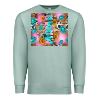 Seafoam western mama Premium Sweatshirt - RanaPortraitStore