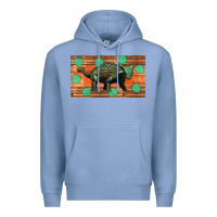Colony Blue ankylosaurus sippy cup Premium Hoodie - Artiststas