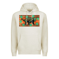 Oatmeal Heather ankylosaurus sippy cup Premium Hoodie - Artiststas