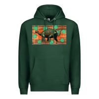 Sports Green ankylosaurus sippy cup Premium Hoodie - Artiststas
