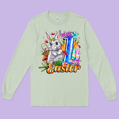 My Easter Long Sleeve Tee Designed By Cowhidedigitalart