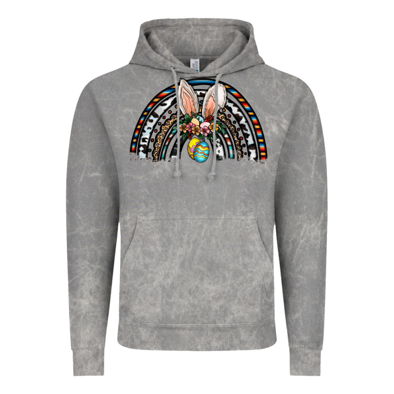 Easter Rainbow Vintage Hoodie by CowhideDigitalArt | Teevron
