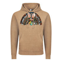 Vintage Coffee easter rainbow Vintage Hoodie - CowhideDigitalArt