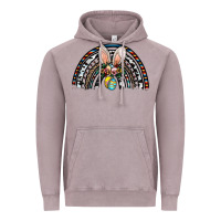 Vintage Zinc easter rainbow Vintage Hoodie - CowhideDigitalArt