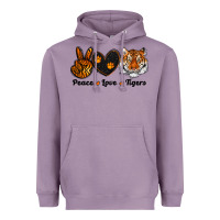 Lavender peace love tigers Heavyweight Hoodie - RanaPortraitStore