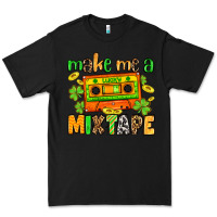 Black Make me a mixtape St. Patrick's Day Premium Tee - OliviaCreatesArt