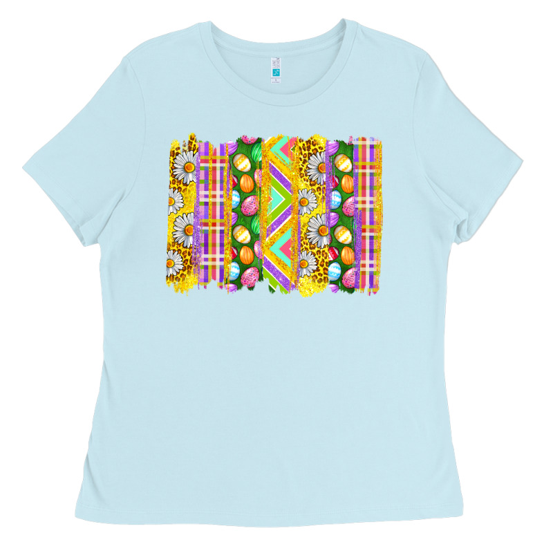 Easter Brushstrokes Ladies Tee by BundleAndBundleShop | Teevron