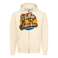 Sandshell Walking on Sunshine Zipper Hoodie - JahusDesignShop