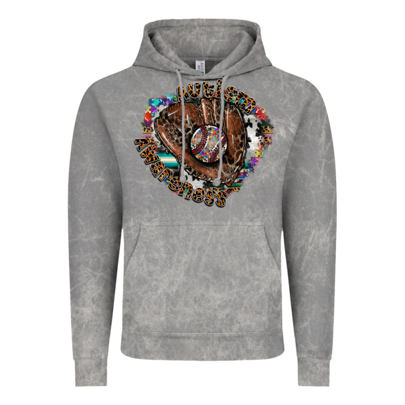 Autism Awareness Baseball Vintage Hoodie by CowhideDigitalArt | Teevron