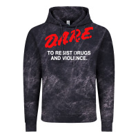 Cloud Black d a r e anti drugs Vintage Hoodie - DesigneFamous