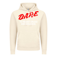 Vintage Artic d a r e anti drugs Vintage Hoodie - DesigneFamous