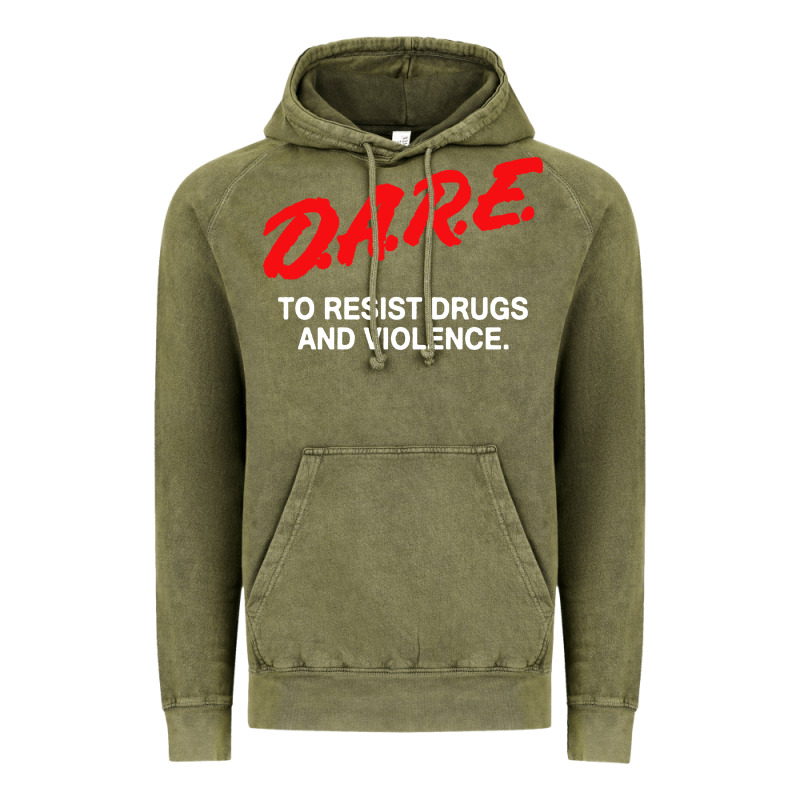D A R E Anti Drugs Vintage Hoodie by DesigneFamous | Teevron