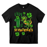Black My first St. Patrick's Day Heavy Core Tee - CowGirlArtShop