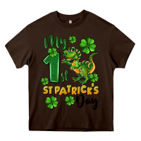Chocolate Brown My first St. Patrick's Day Heavy Core Tee - CowGirlArtShop