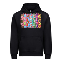 Black Easter Brushstrokes Urban Hoodie - RanaPortraitStore