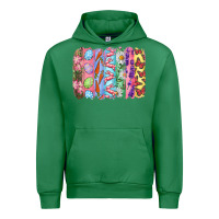 Emerald Easter Brushstrokes Urban Hoodie - RanaPortraitStore