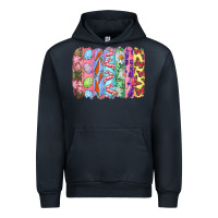 Navy Easter Brushstrokes Urban Hoodie - RanaPortraitStore
