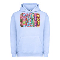Pigment Grape Ice Easter Brushstrokes Urban Hoodie - RanaPortraitStore