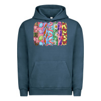 Pigment Midnight Navy Easter Brushstrokes Urban Hoodie - RanaPortraitStore
