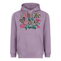 Lavender nursing is a work of heart Heavyweight Hoodie - RanaPortraitStore