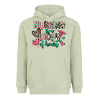 Matcha nursing is a work of heart Heavyweight Hoodie - RanaPortraitStore