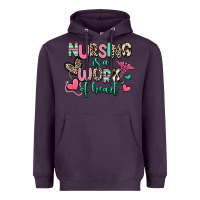Plum nursing is a work of heart Heavyweight Hoodie - RanaPortraitStore