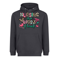Smoke nursing is a work of heart Heavyweight Hoodie - RanaPortraitStore