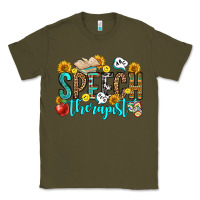 Army Green speech therapist Classic Tee - OliviaCreatesArt