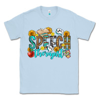 Dusty Blue speech therapist Classic Tee - OliviaCreatesArt